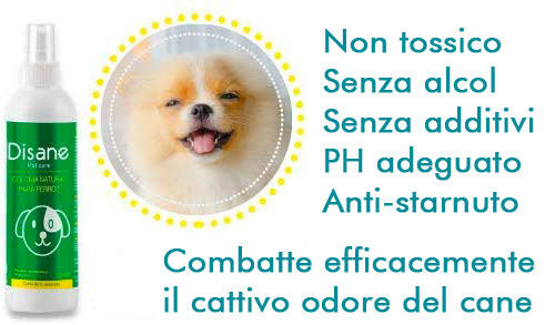 Profumo per cani naturale Disane